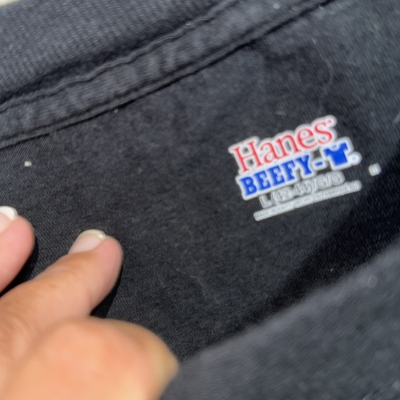 Willie Nelson shirt Hanes Beefy-T Mens large cotton Graphic Family band tee - Picture 3 of 6